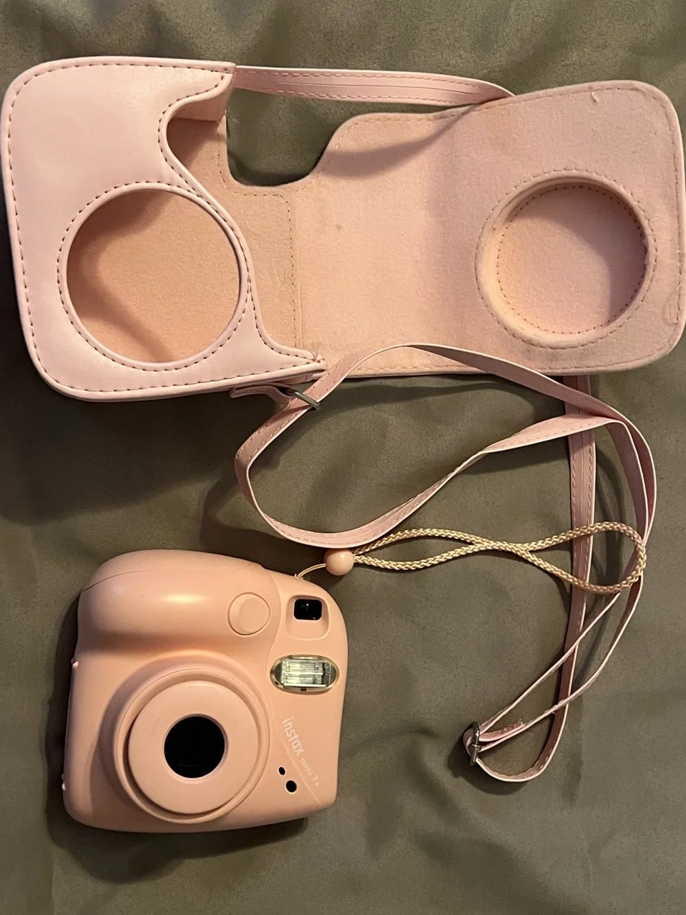 Fujifilm Instax Mini 7+ Instant Camera in Pink with Matching Case and extra film